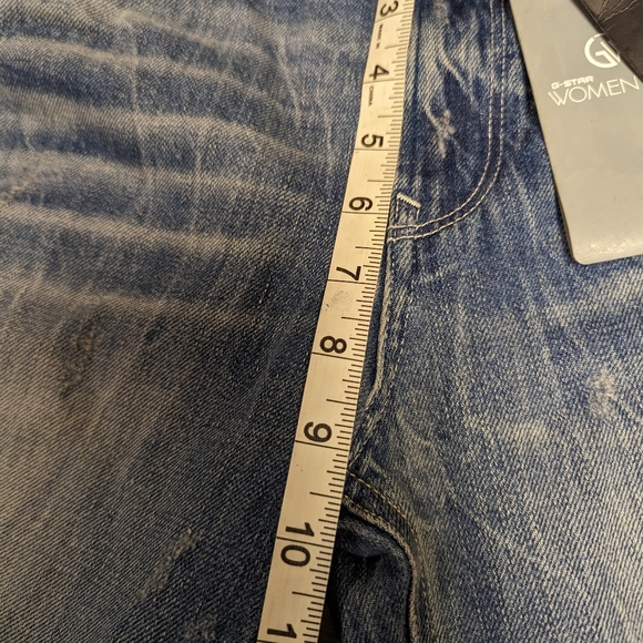 NWT, G-star 3301 raw, destroyed, boyfriend jeans 25 x 32 relaxed fit - Picture 9 of 12